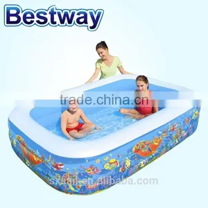 Bestway 2.29 m x 1.52 m x 56 cm Three-ring Rectangular Tank thumbnail-1