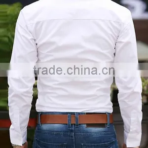 Fashion Design Long Sleeve Slim Fit Casual Shirt for Men thumbnail-3
