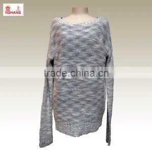 New Fashion Lady Sweater ,79%Acrylic 19%Cotton 2%Polyester thumbnail-1