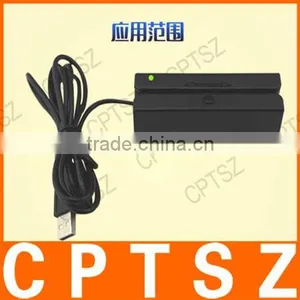 Mini Three Track Magnetic Stripe Card Reader Usb Card Reader Full (USB) thumbnail-1