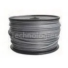 3D Printer Material Silver 3MM ABS Fialment 3D Printer Consumable , 1KG / Spool thumbnail-1