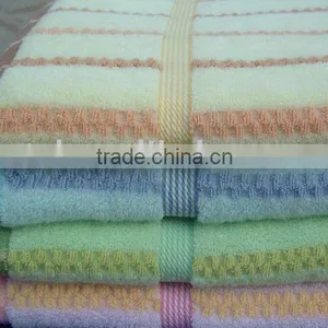 100% Cotton Solid Dobby Terry Towel Hotel Towel thumbnail-2