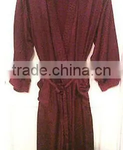 2014 Xinbo DARK RED MAROON CRANBERRY BATHROBE SIZE thumbnail-1