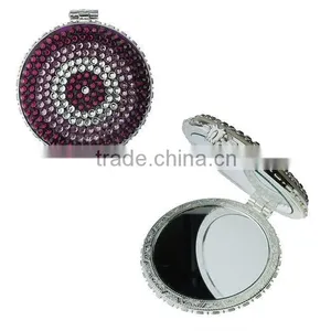 Mini Fashion Round Makeup Mirror With Double Sides,Cosmetic Mirror Wholesale From Yiwu Market thumbnail-1
