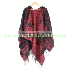 Skull Face Scarf Chiffon Pashmina Free Poncho Pattern thumbnail-5