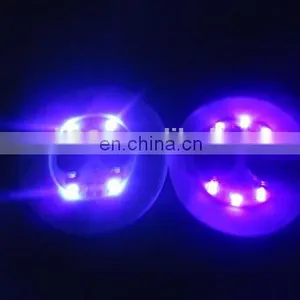 Novelty Gift Special Custom Bottle Sticker Led UV Black Light Bar Drink Coasters thumbnail-1