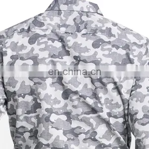 2016 Fashion Camouflage Men Casual Shirt in ShenZhen thumbnail-5