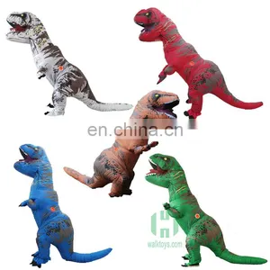 HI High Quality Water Proof Woven Dacron t Rex Inflatable Dinosaur Costume thumbnail-1