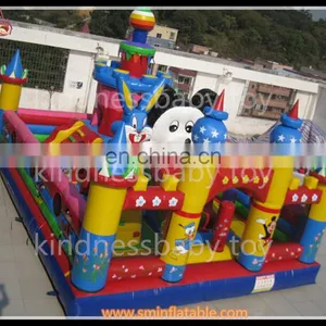 Micky Mouse Inflatable Fun City, Inflatable Fun City Park Playground, Fun City Inflatable thumbnail-1