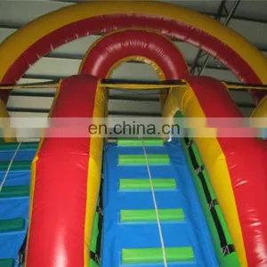 Hot Sale Factory Price Baby Toys Blue and Red Inflatable Slide / Amusement Park Water Slide for Sale thumbnail-5