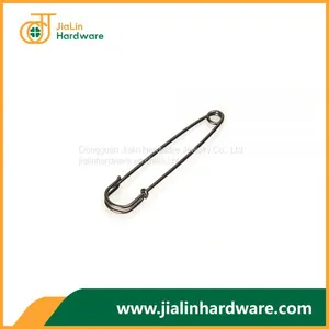 Matte Silvery Safety Pins Jewelry 100mm x 2.2 mm Size for Kilts Blankets Skirts Crafts thumbnail-3