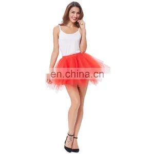 Kate Kasin Soft Tulle Netting Red Crinoline Petticoat Underskirt for Retro Vintage Dress KK000447-3 thumbnail-3