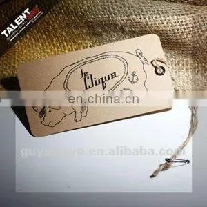 Custom Fashion Design Private Brand Printed Cardboard Swing Tag thumbnail-5