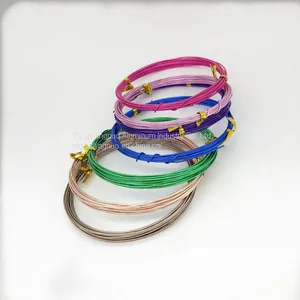 Aluminum Coil Wire 0.8mm-5.00mm Bulk Craft Wire Craft Supply Anodized Aluminum Wire thumbnail-2