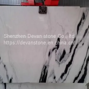 White Mix Black China Panda Marble Worktops, Stairs Floor Tiles thumbnail-5