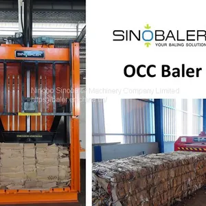 OCC Baler Machine / Old Corrugated Cardboard Baler thumbnail-1
