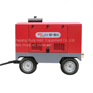 Engineering Screw Air Compressor of ZHIJIAN Series ZCY12-10 12m3/min 10bar Portable Air-compressor Low Price to Sale thumbnail-1