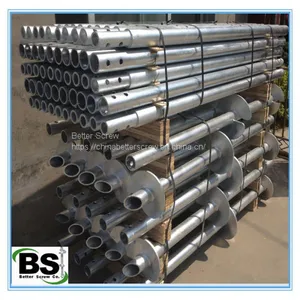 Round Helix Screw Piling for Building Deep Foundations thumbnail-4
