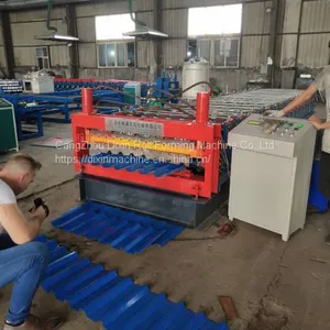IBR Roofing Steel Tile Double Cold Former Roll Forming Machine With High Quality thumbnail-4