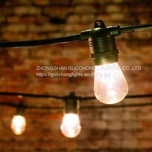 CE Listed,e27 20 FIXED SOCKET ,OUTDOOR COMMERCIAL WEATHERPROOF STRING LIGHT, 20M CORD thumbnail-3
