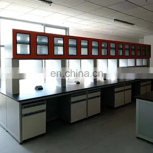 Biology Chemistry Lab Furniture Wood-steel Laboratory Table Work Bench thumbnail-6
