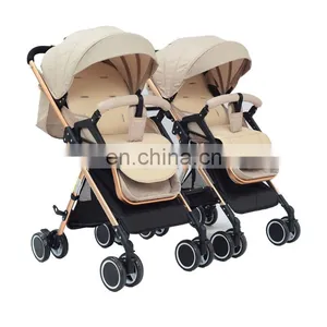 Multifunction 2 in 1 Reversible Twin Baby Stroller for Sale thumbnail-1