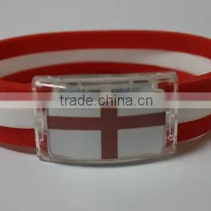 New Fashion Men Punk Charm Bracelet Silicone Bangle Sports Casual Wristband Birthday Gift thumbnail-6