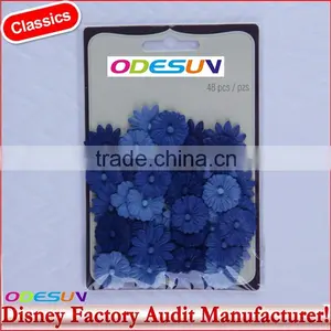 Disney Universal NBCU FAMA BSCI GSV Carrefour Factory Audit Manufacturer 1" Paper Flowers 6 Pack thumbnail-4