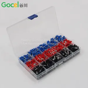 Cold-pressed Terminal European-style Needle Tube Copper Nose Wire Nose 1065 Pack thumbnail-5