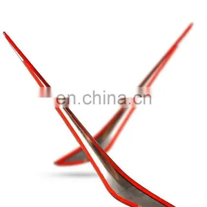 For Tesla Model 3 2017-2021 Carbon Fiber Front Bumper Side Spoiler Cover Trim thumbnail-4