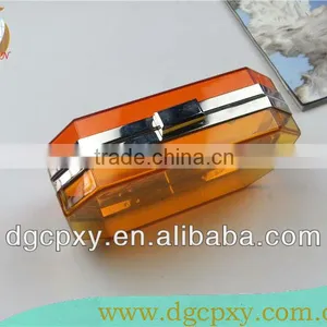 Acrylic Clutch Box Bag Octagon Shape thumbnail-2