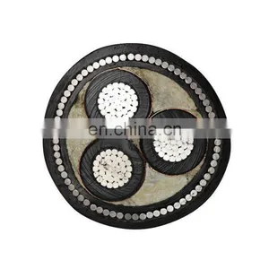 11kv 15kv 3 Core 95mm2 Xlpe Cord 240mm Power Cable 132kv 150 kv High Voltage Underground Cable Price thumbnail-2