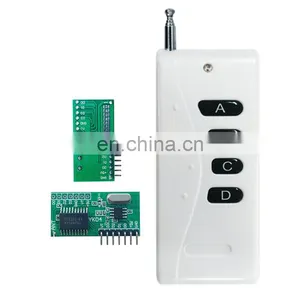 Rf 433mhz Ev1527 Fix Code 4-key Remote Control Remote Control One Button for Electric Gate thumbnail-5