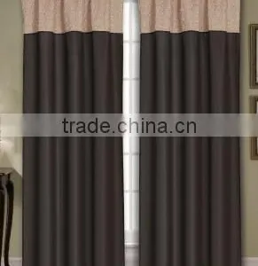 Solid Color Faux Silk Curtains With Matching Color Curtain Clip Quality Choice thumbnail-2