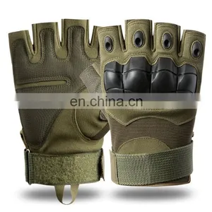 Hard Knuckle Fingerless Half Finger Climbing Outdoor Sport Workout Hunting Shooting Combat Tactical Gloves thumbnail-3