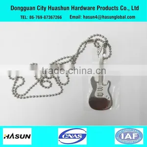 Wholesale Cheap Price Women Necklace Guitar Shape Pendant Necklace thumbnail-1
