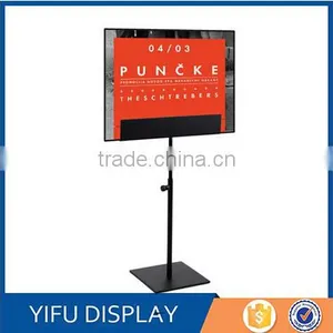 Metal Desktop Black A4 A3 Poster Stand Display Advertising Stand Poster Holder thumbnail-1