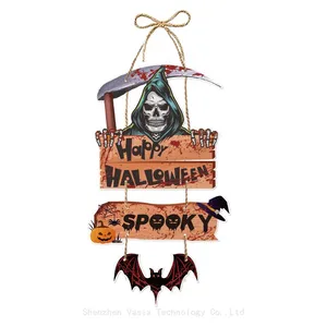 Customizable Halloween Door Hangings - Scary & Cute Styles, for Event Planners & Retailers thumbnail-5