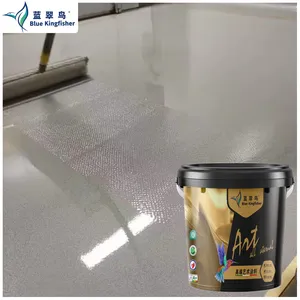 Chinese Blue Kingfisher Epoxy Floor Paint Factory， Apply for Civil Decoration and Can be Customized thumbnail-4