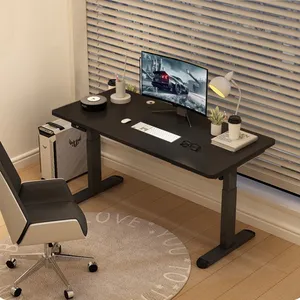 Computer Gaming Desk Metal Base Laptop Electric Adjustable Standing Desk Student Table Factory Price thumbnail-3