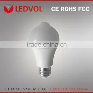 Led Motion Sensor Bulb E27 5Watt Cool White 6000k High Sensibility Motion Detection LED E27 85-265V for Stair Hotel Passageway thumbnail-1