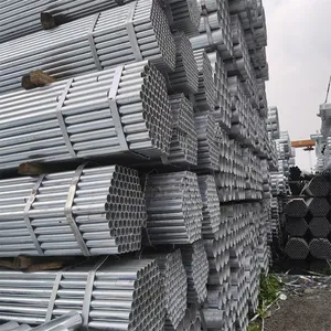 Hot Dip Galvanized Steel Pipe GI Tube 1/2 Inch To 8 Inch Galvanized Pipe for Fence Post Solar Bracket thumbnail-4