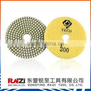 Wet Polishing Pads 4inch X3mm for Polishing Granite /marble thumbnail-1
