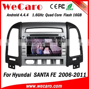 Wecaro WC-HS7024 Android 4.4.4 Car Dvd Player Quad Core Car Dvd Player for Hyundai Santa fe Stereo Playstore 2006-2011 thumbnail-1