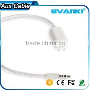 2016 Best Selling Products 3 Ring Male To 2 3.5mm Female TRRS AUX Audio Adapter Cable for Mobile Phone Express Supplier's Choice thumbnail-3