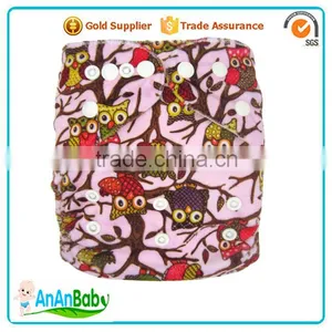 AnAnBaby Adjustable Cloth Diapers Baby Nappies Round Tab PUL thumbnail-6