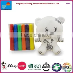 Plush Painting Bear Toy,Painting Bear thumbnail-1