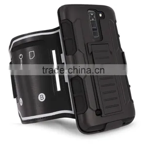 Sweatproof and Detachable Sports Armband,key and Credit Card Holder Dual Layers Protective for LG K7 thumbnail-2