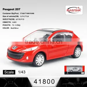 1:43 Peugeot 207 Die Cast Model Car 41800 thumbnail-1