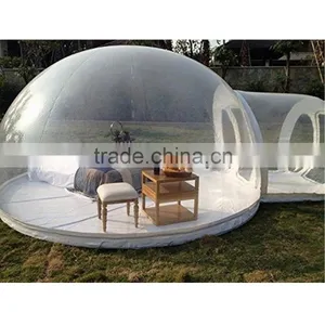Outdoor Single Tunnel Inflatable Beach Tent Round Inflatable Transparent Tent House Spherical Inflatable Camping Tent thumbnail-4